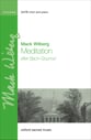 Meditation SATB choral sheet music cover